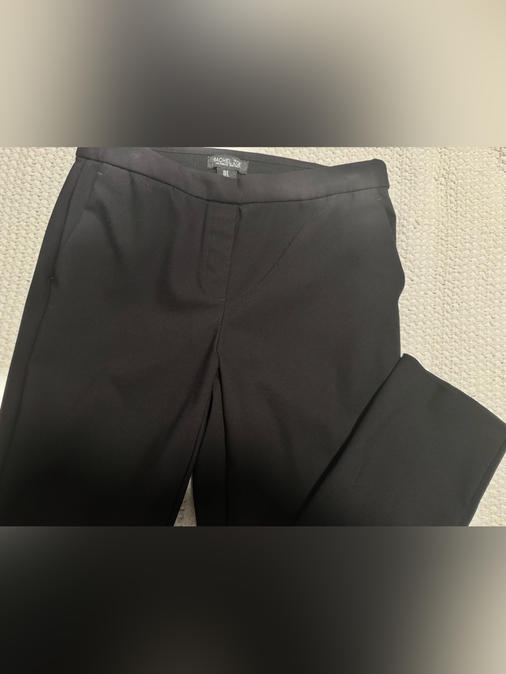 Rachel Zoe Black Women's Straight Leg Dress Pants